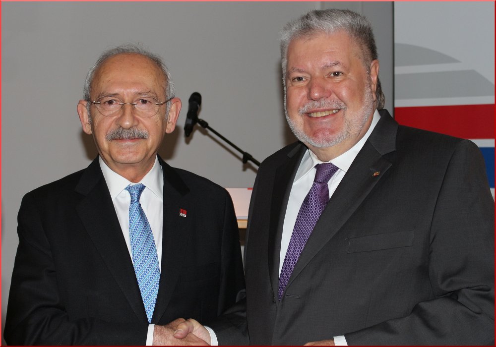 Friedrich Ebert Vakfı Başkanı Kurt Beck ve Kılıçdaroğlu - FOTO: AYPA